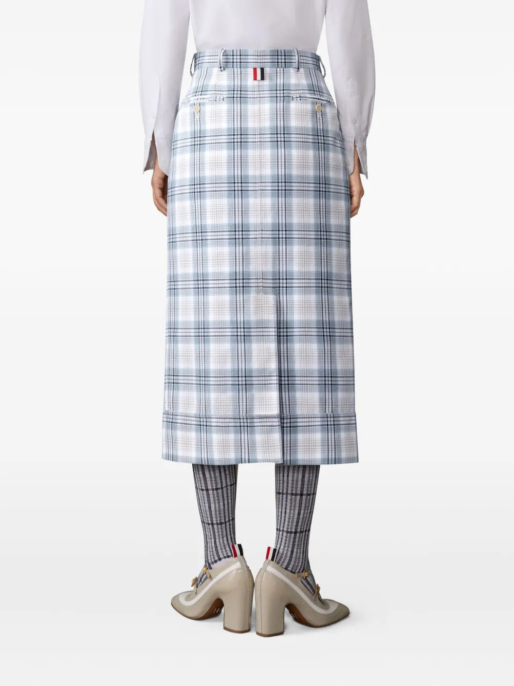 Calf Length Beltloop Sack Skirt