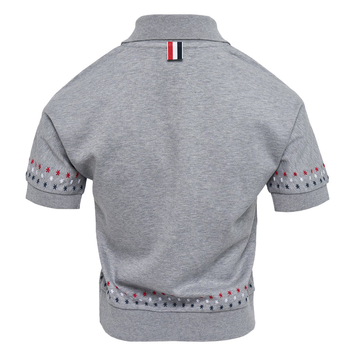 Short Sleeve Dolman Keyhole Polo