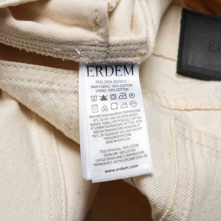 Fluted Midi Skirt Denim