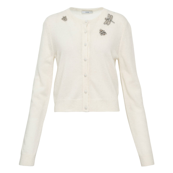 Crew Neck Cardigan Fine Alpaca