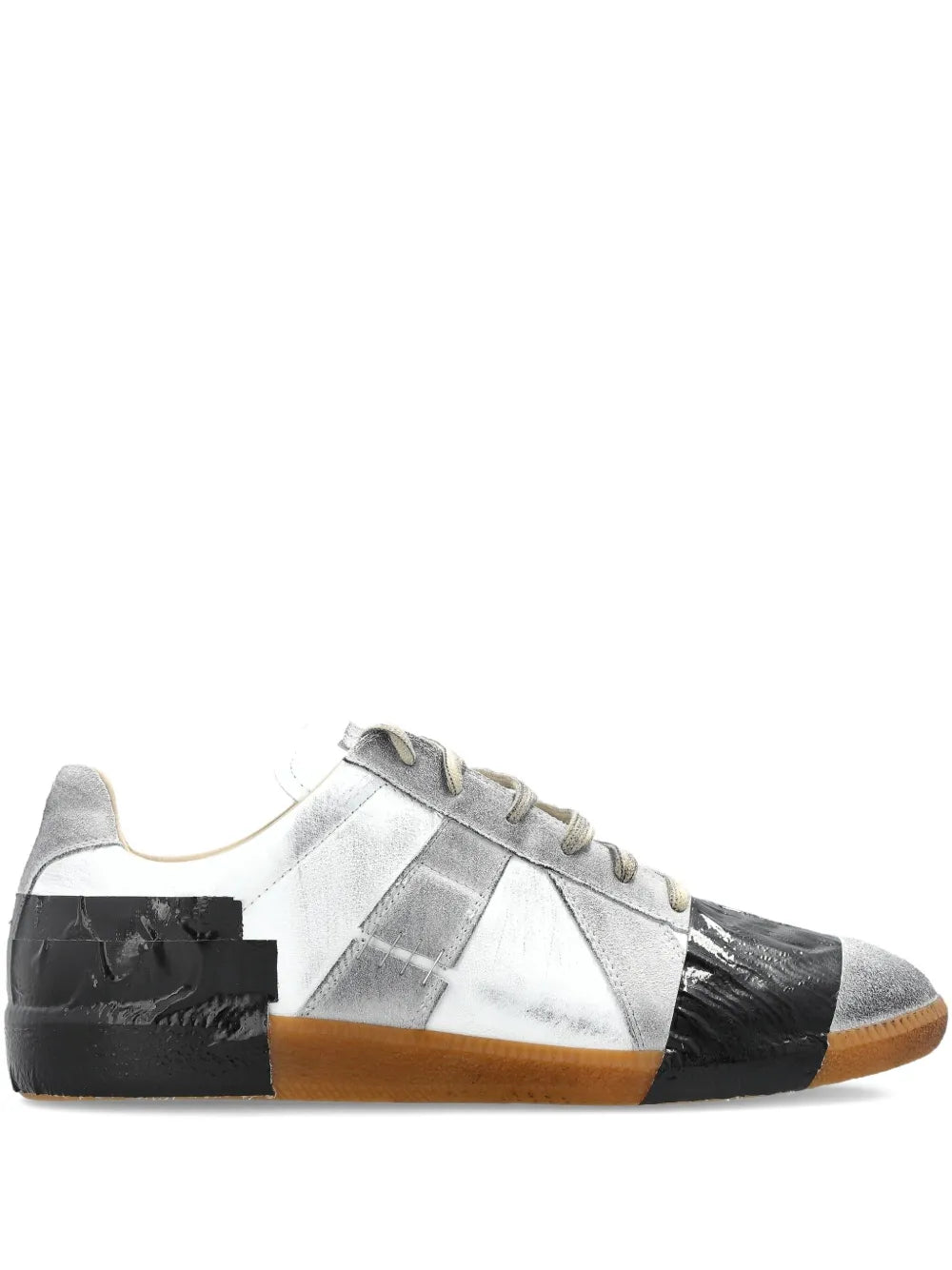 Replica Calfskin Suede Sneakers