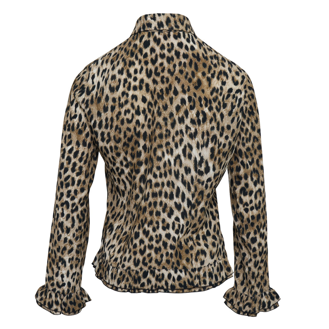 Printed Long Sleeve Blouse