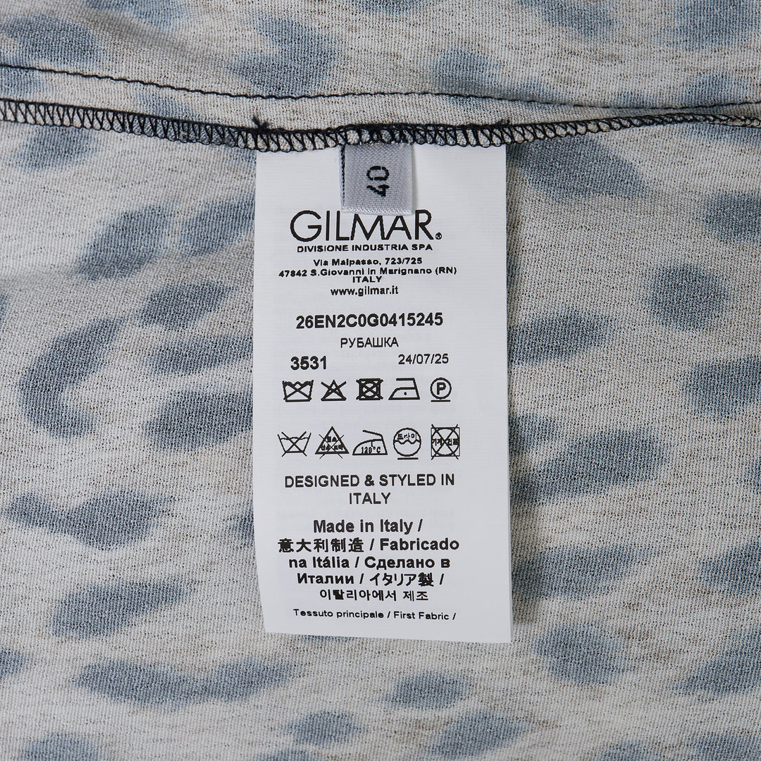Printed Long Sleeve Blouse
