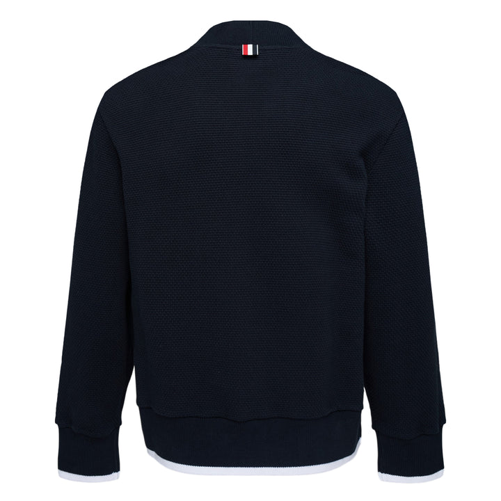 V Neck Cardigan With Chunky Trims