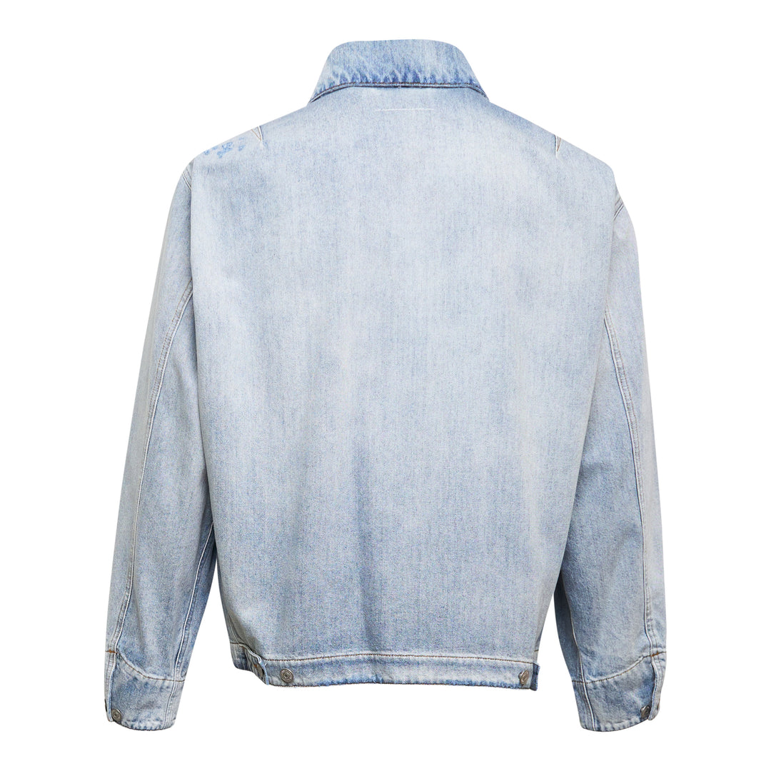 MM6 Sportsjacket Blue Denim Wash – Available at Club 21, Official Retailer in Singapore, Malaysia & Thailand with Global Shipping Online