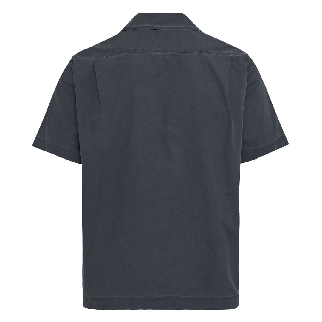 Short Sleeve Washed Cotton Shirt