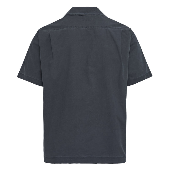 Short Sleeve Washed Cotton Shirt