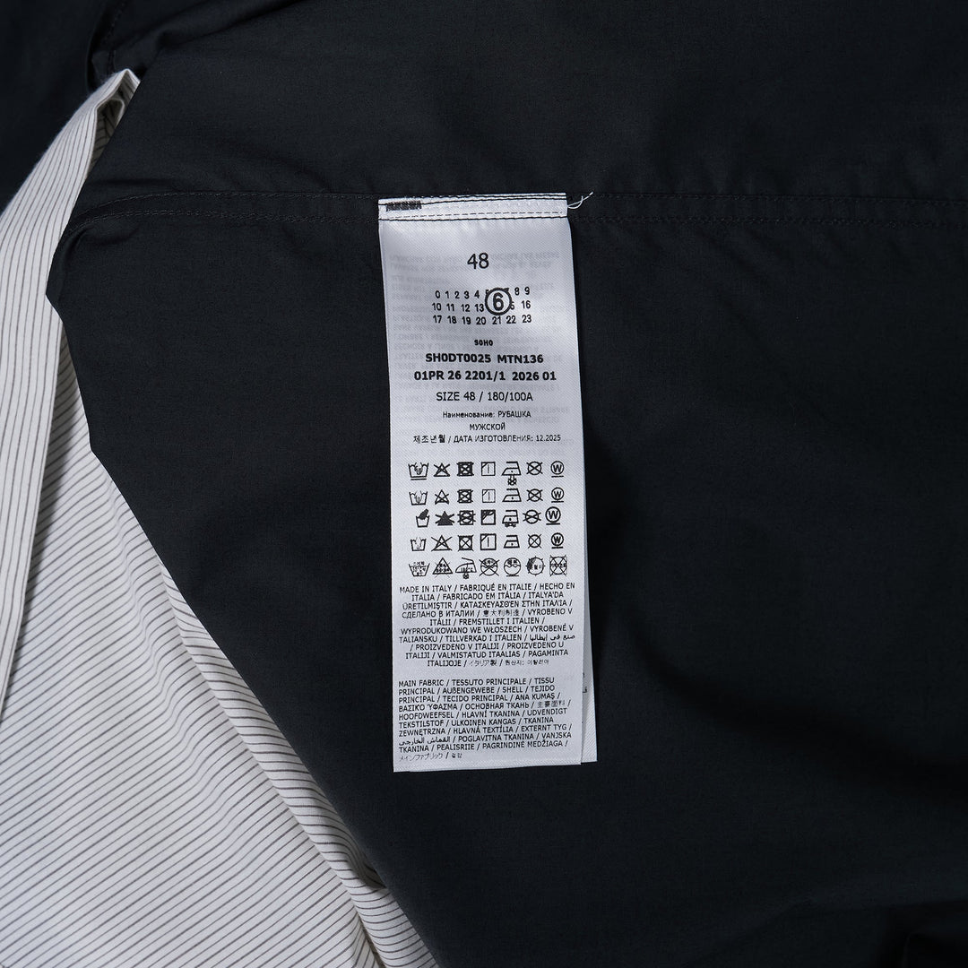 Long-Sleeved Poplin Shirt