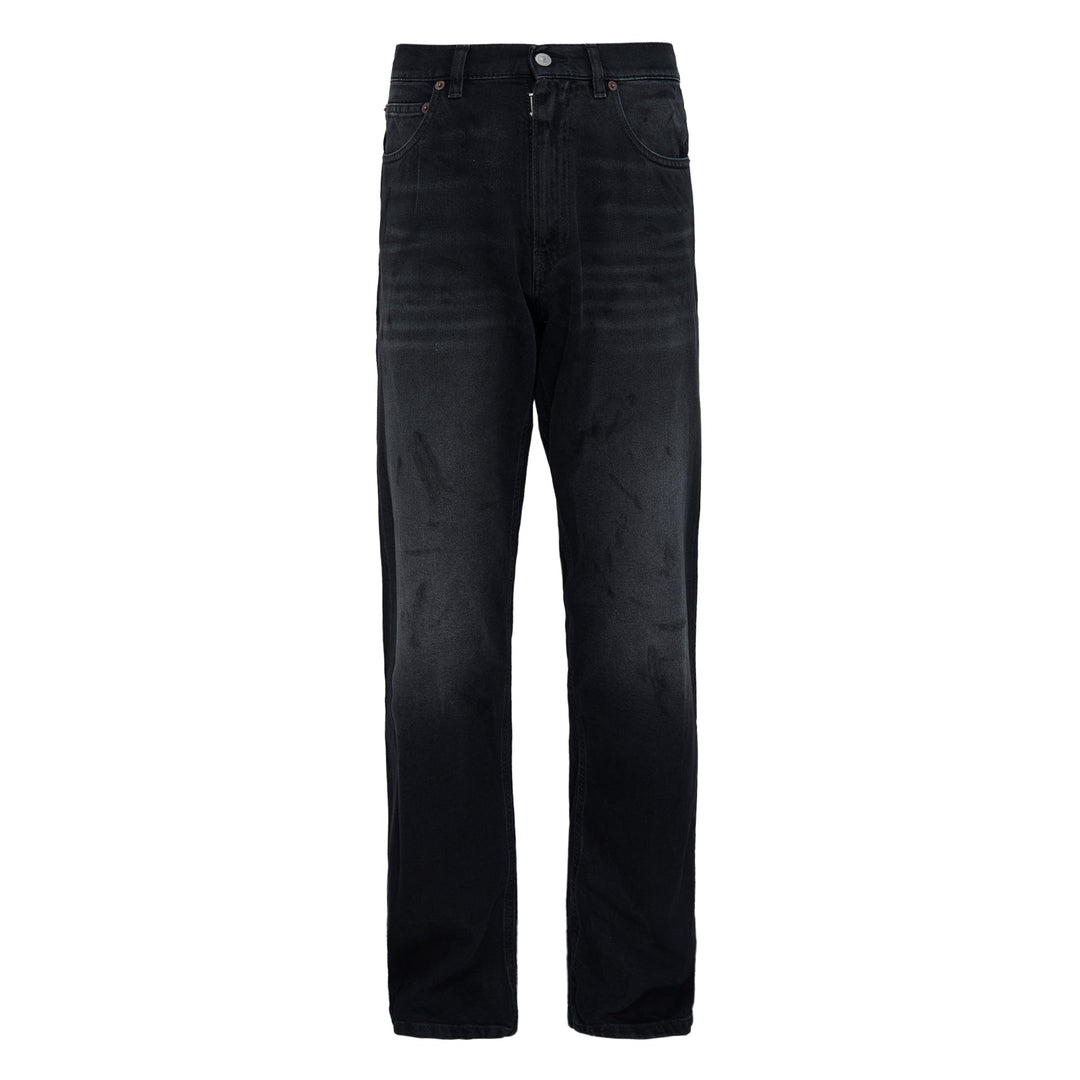 5 Pocket Black Denim Pants