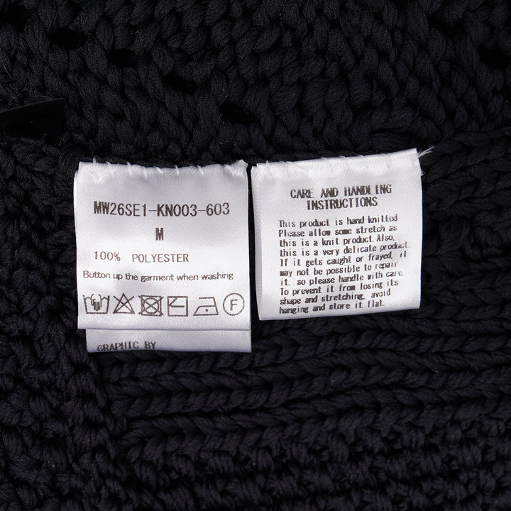 Oversized Hand Knitted Patchwork Cardigan