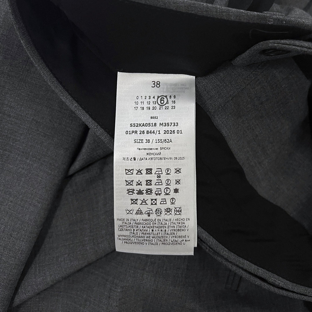 Side Tie Tailoring Wool Pants