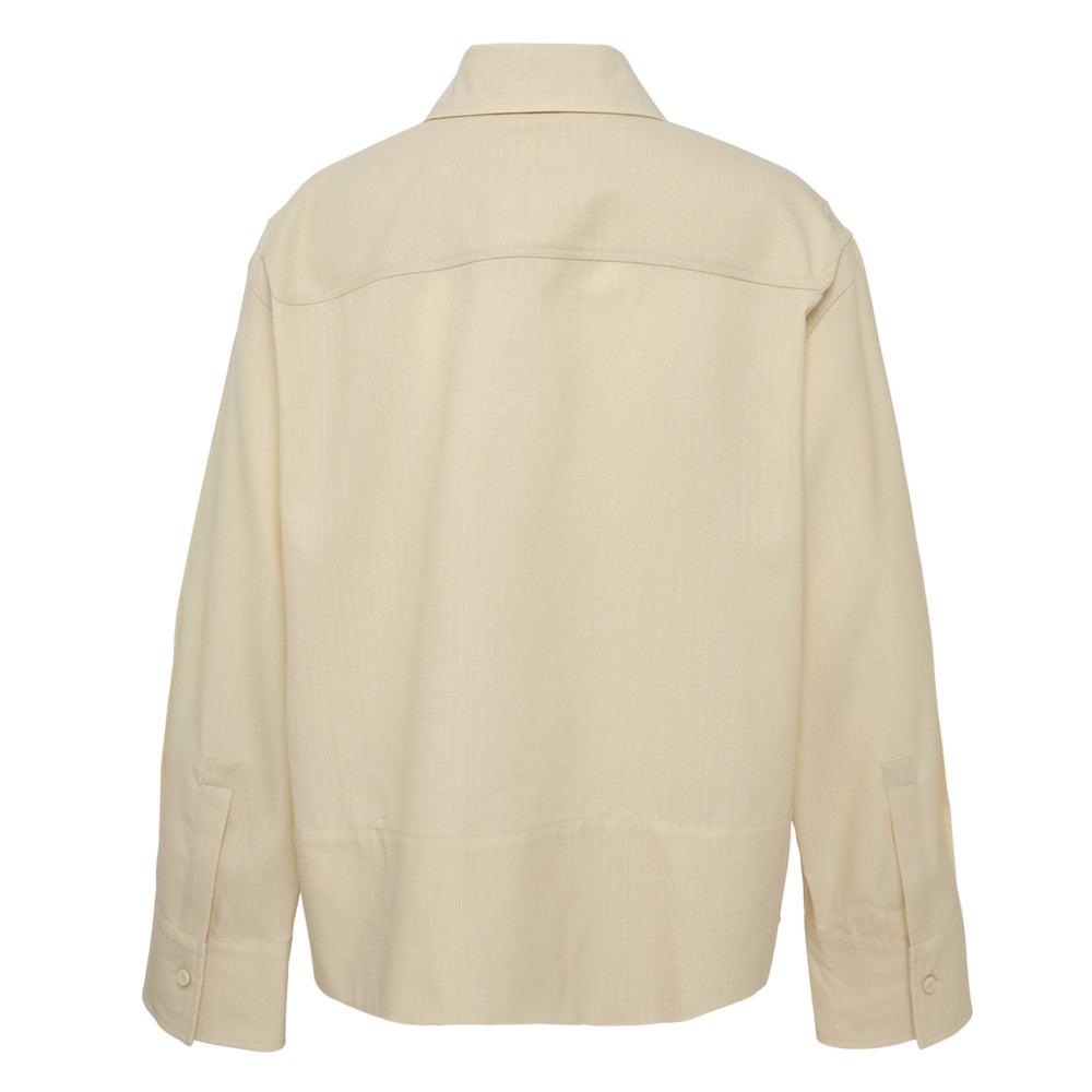 Jil Sander Fine Wool Ripstop Shirt - view 2