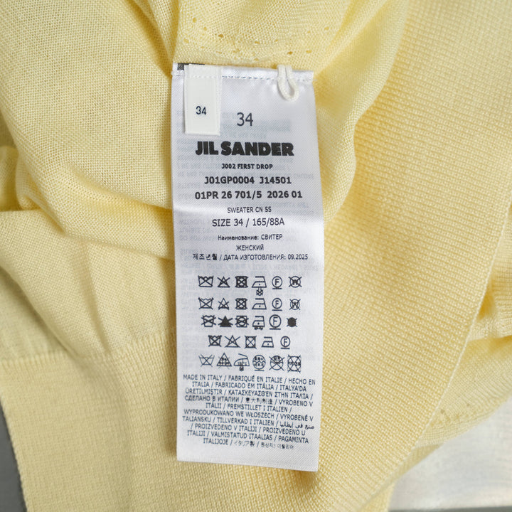 Cashmere Short Sleeve Sweater