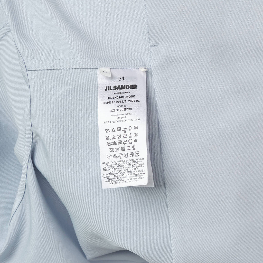 Sharp Wool Gabardine Jacket