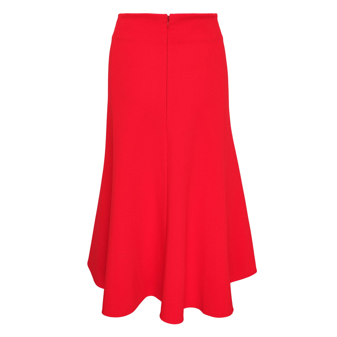 Crepe Textured Matt Viscose Skirt