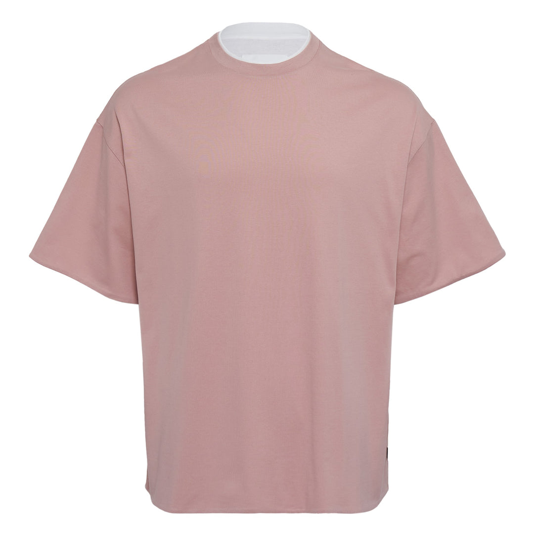 Double Layer Crew Neck T-Shirt