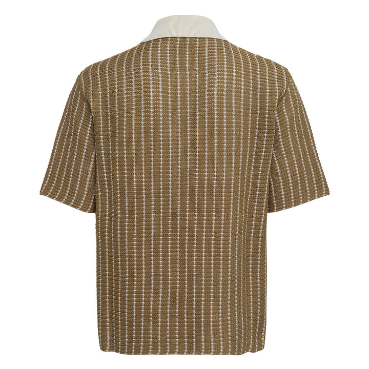 Cotton Lace Polo Shirt