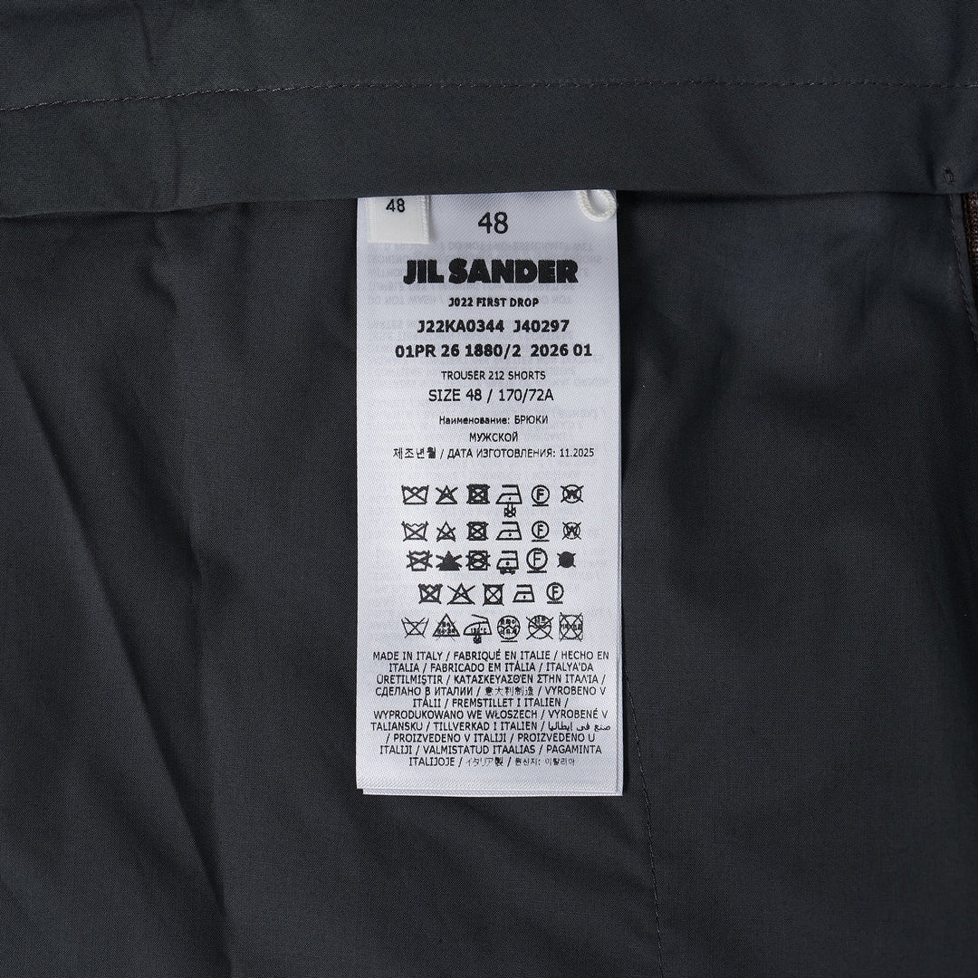 Wool Linen Trouser Shorts