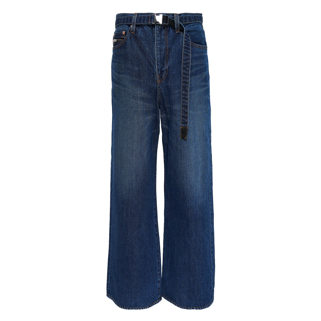 Wide Leg Denim Pants
