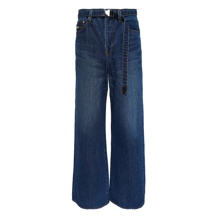 Wide Leg Denim Pants