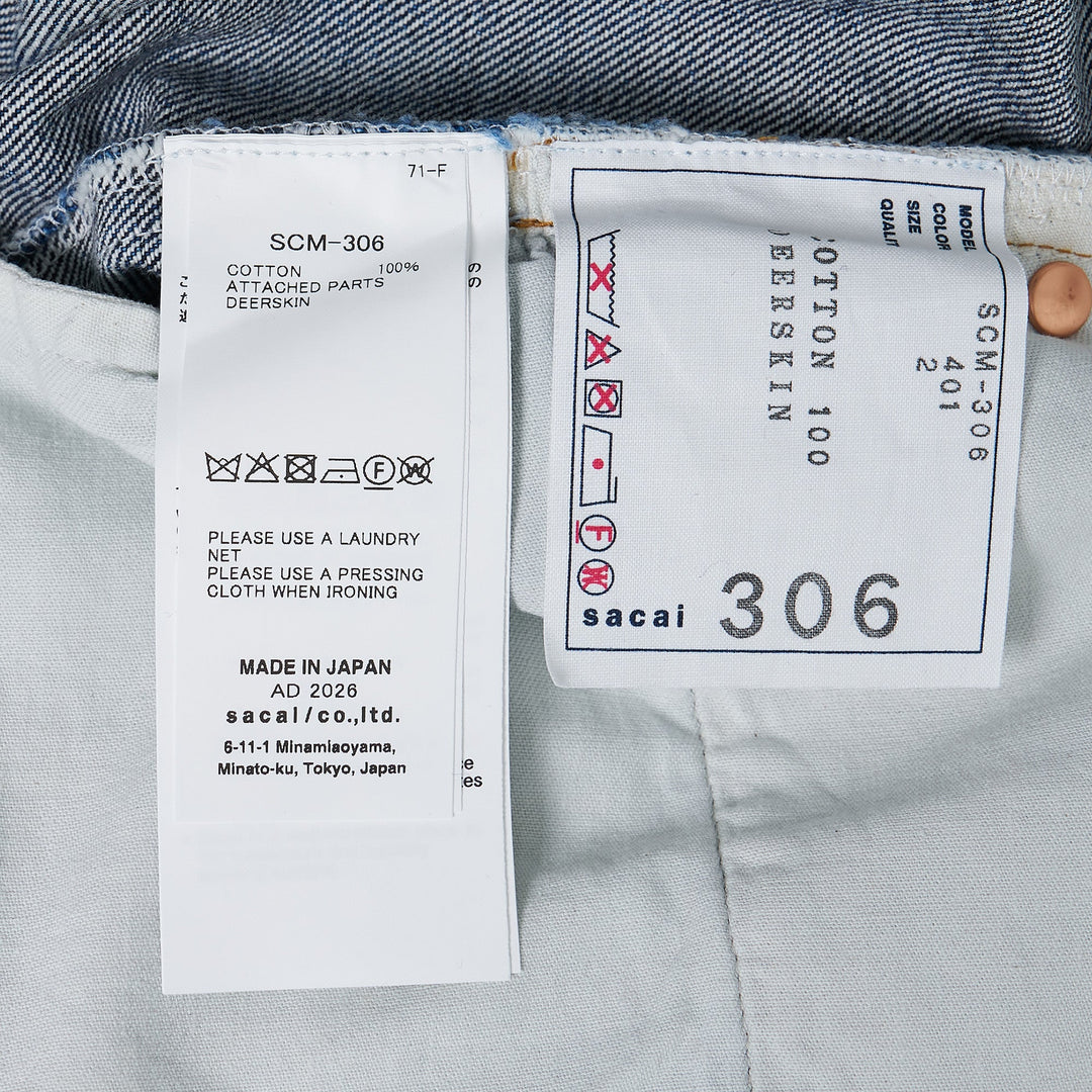 Wide Leg Denim Pants
