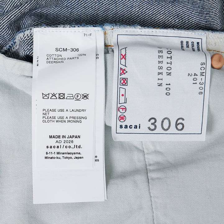 Wide Leg Denim Pants
