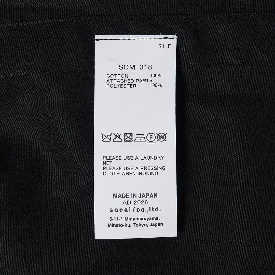 Cotton Poplin Shirt