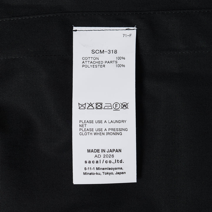 Cotton Poplin Shirt