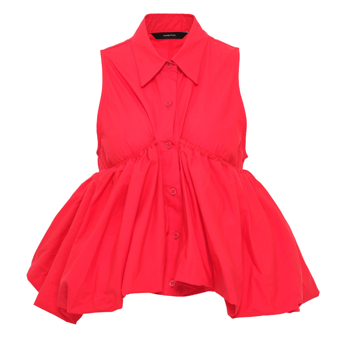 Voluminous Sleeveless Shirt