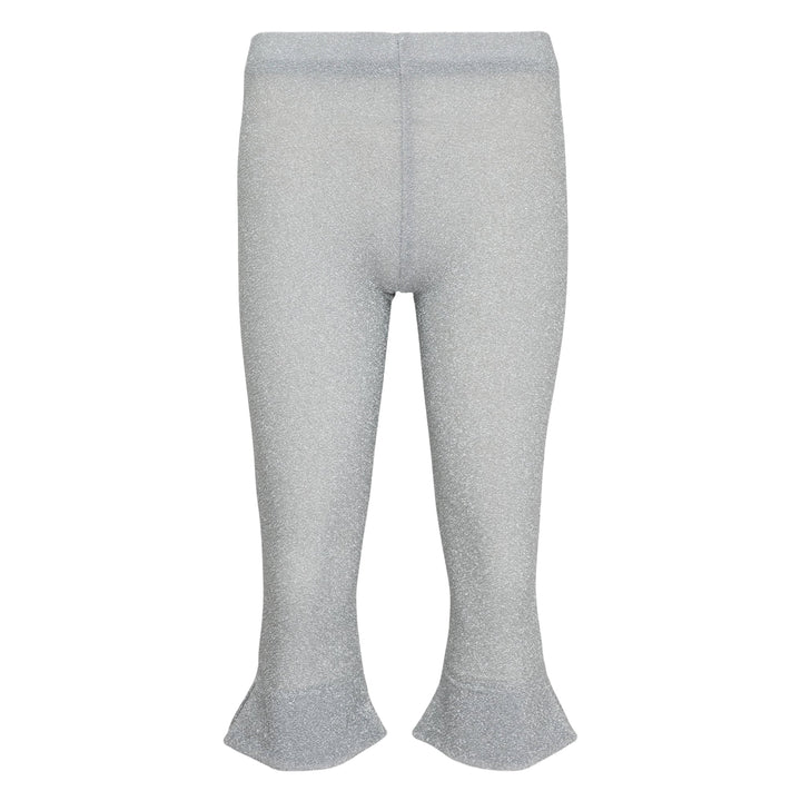 Silver Glitter Capri Pants