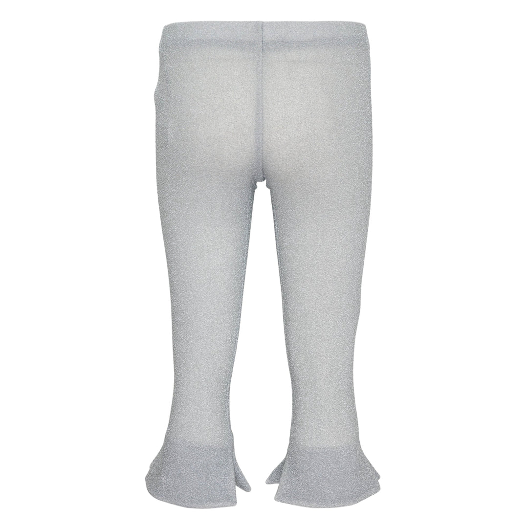 Silver Glitter Capri Pants