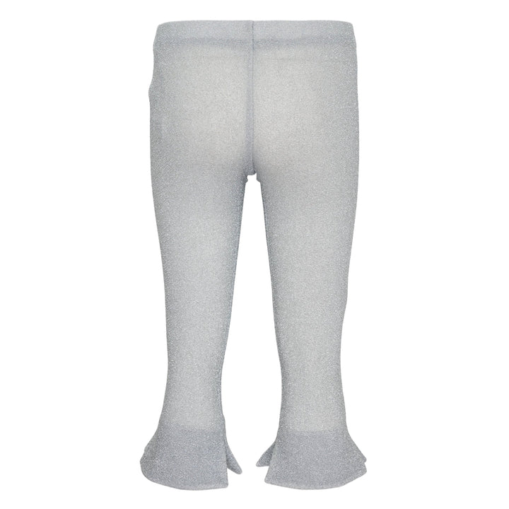 Silver Glitter Capri Pants