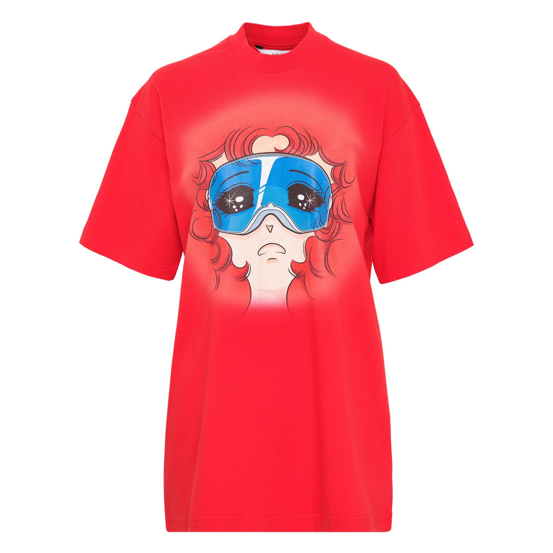 White Goggles Girl T-Shirt