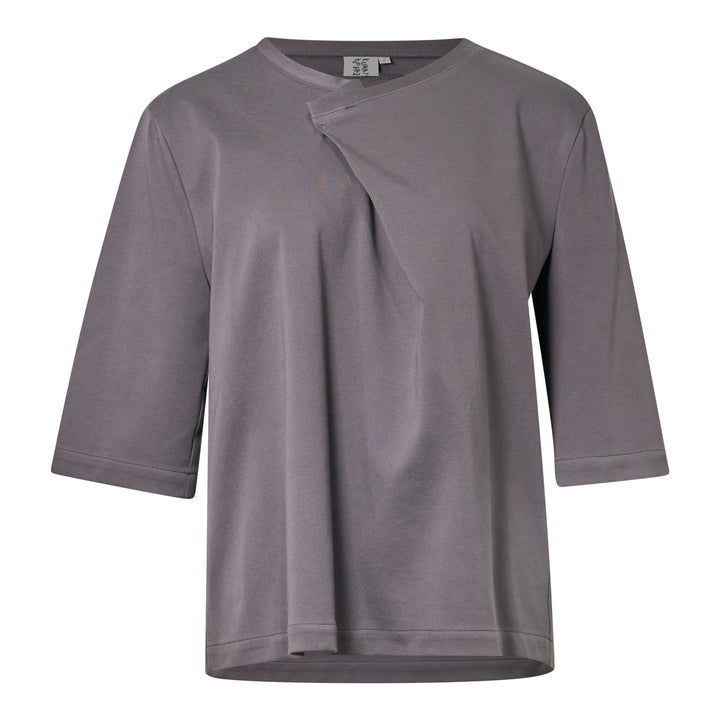 Gray Ponte Front T-Shirt