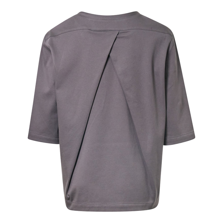 Gray Ponte Front T-Shirt
