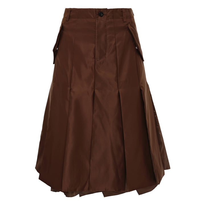 Nylon Twill Skirt