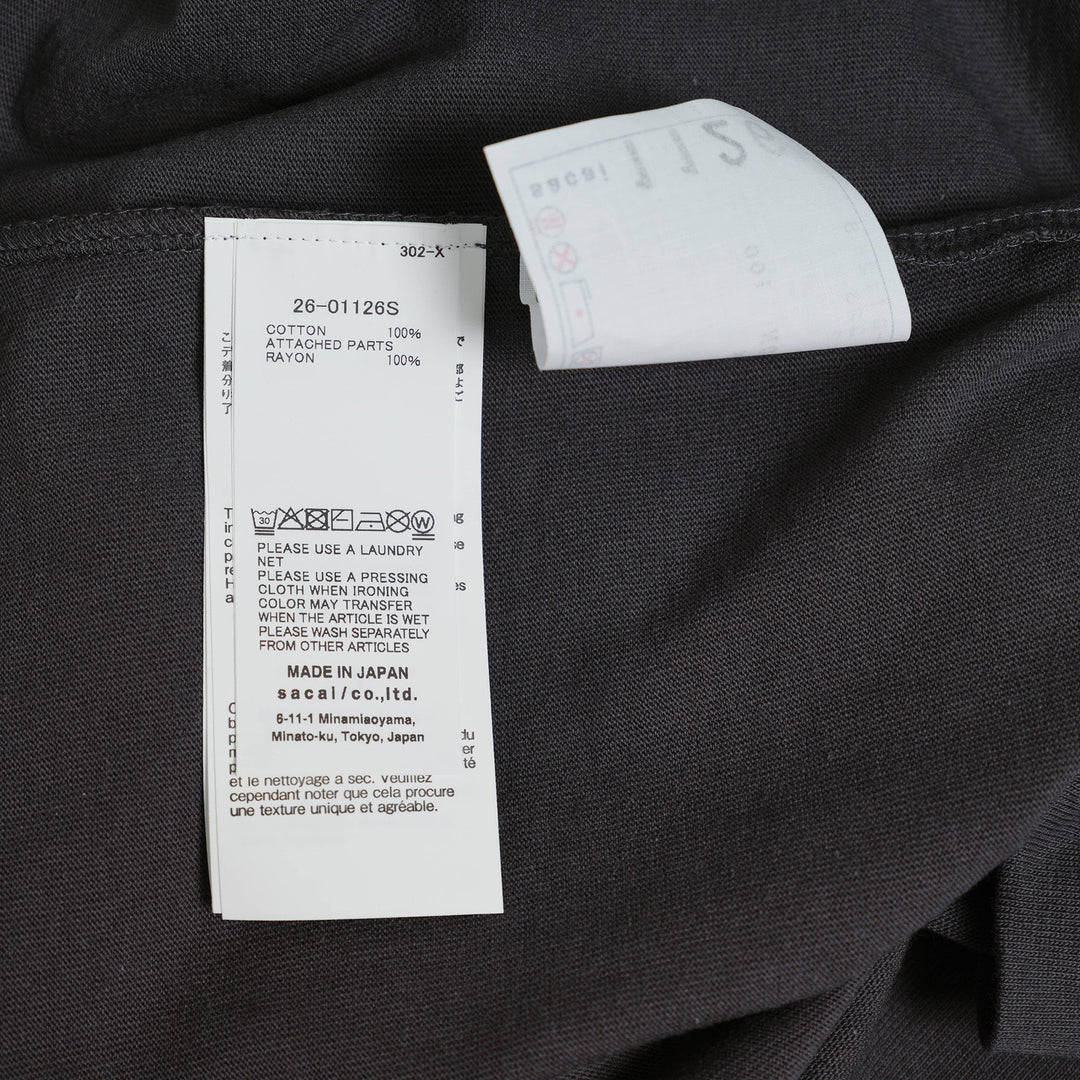 geoff sacai Embroidery T-Shirt