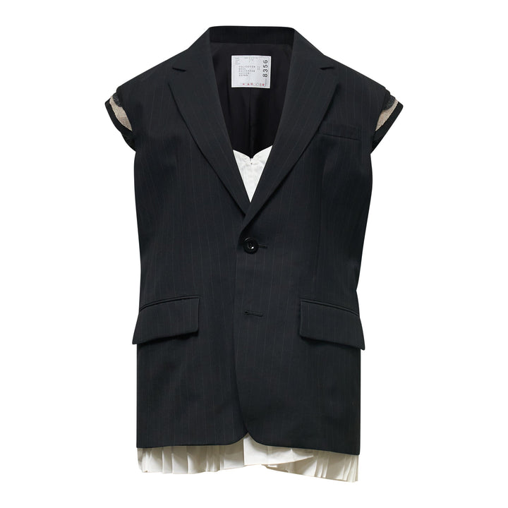 Chalk Stripe Vest