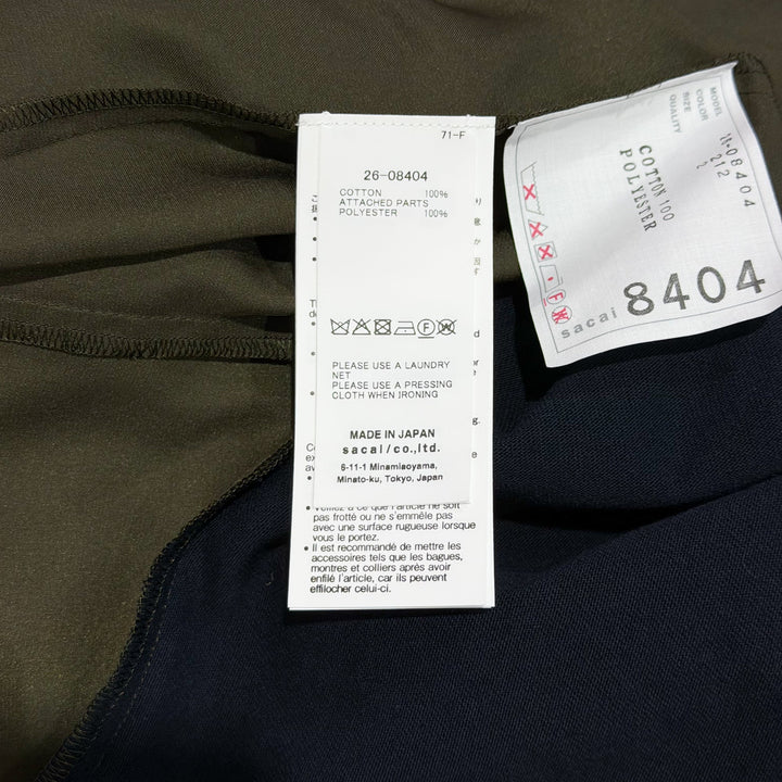 Satin x Cotton Jersey T-Shirt