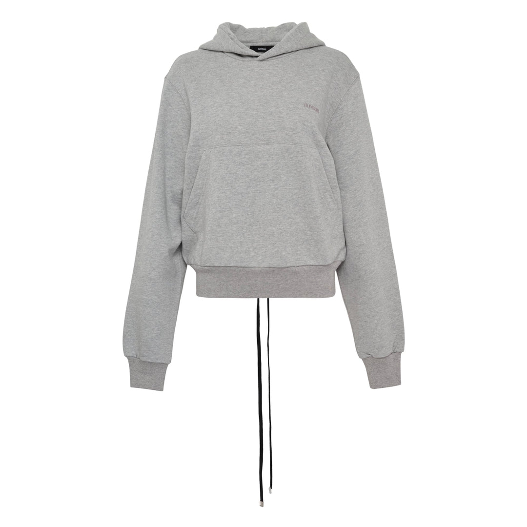 Back Lace-Up Hoodie