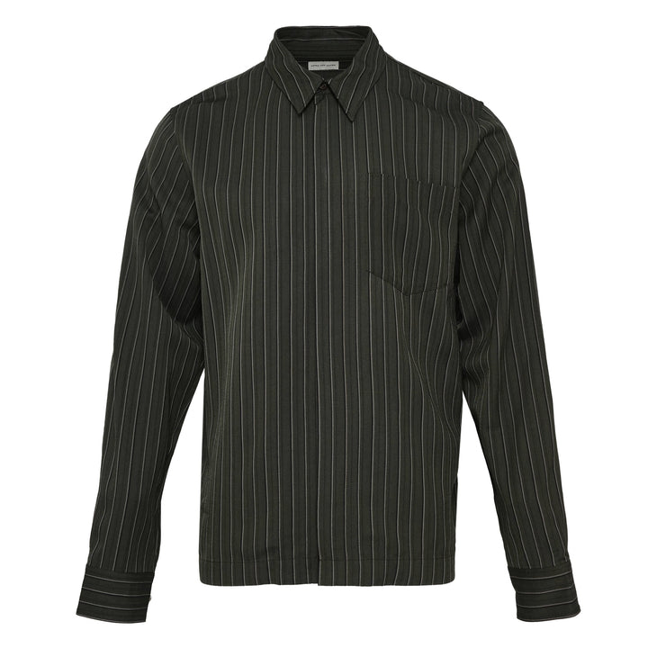 Regular Fit Hidden Zip Shirt