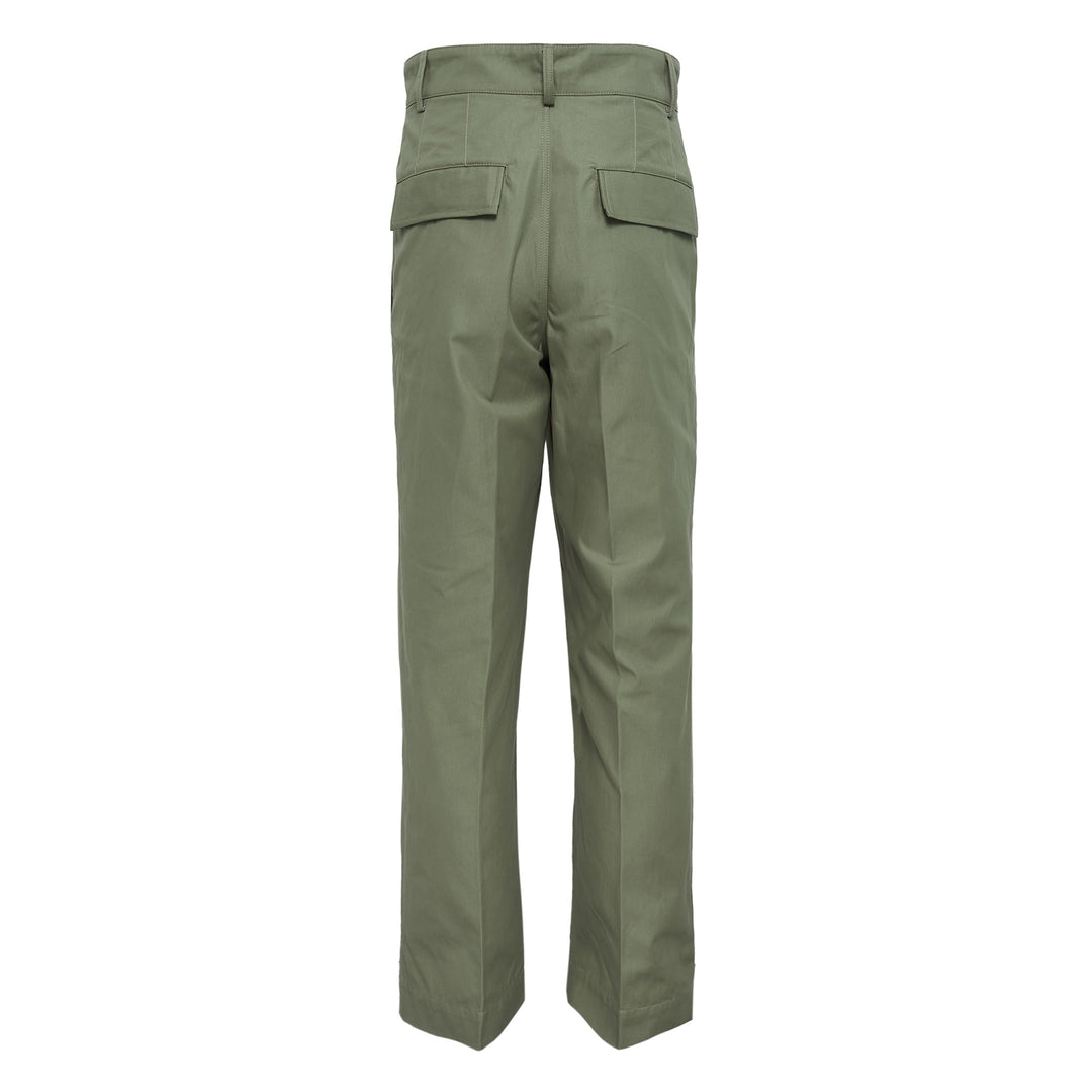 Regular Fit Pleated Pants