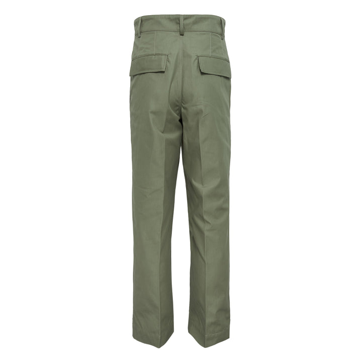 Regular Fit Pleated Pants