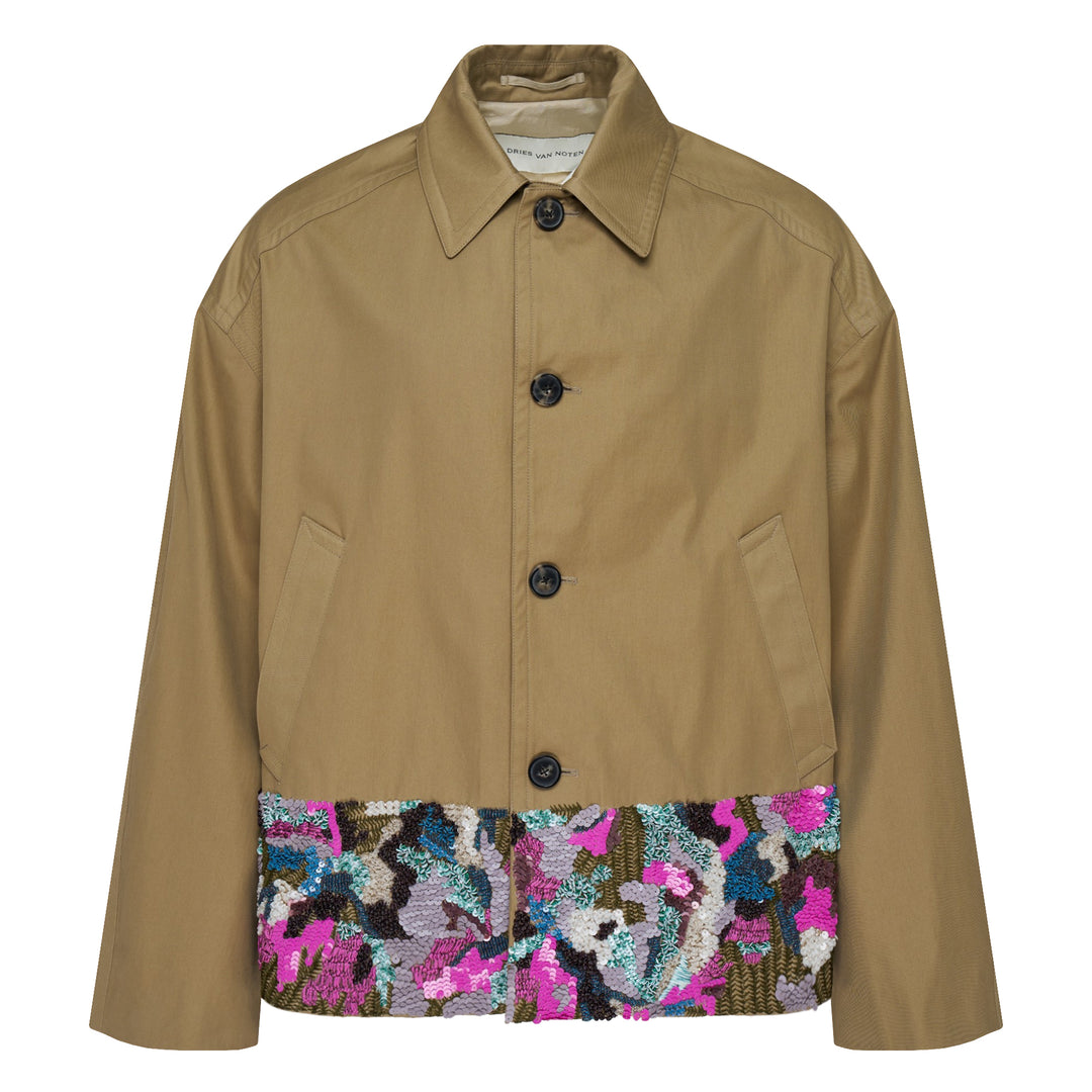 Dries Van Noten Twill Microsand Cotton Blouson – Available at Club 21, Official Retailer in Singapore, Malaysia & Thailand with Global Shipping Online