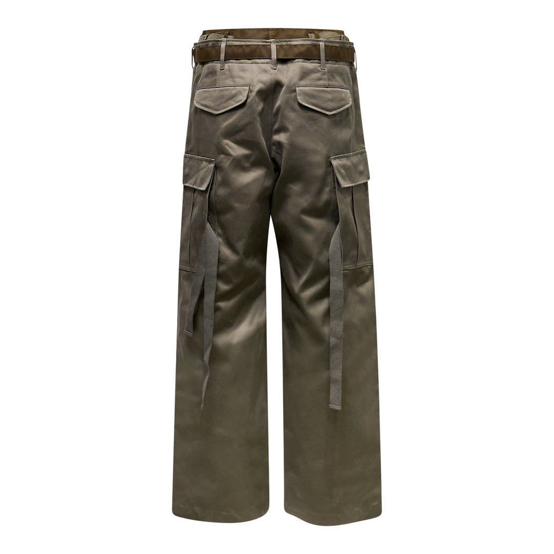 Cotton Chino x Nylon Twill Pants