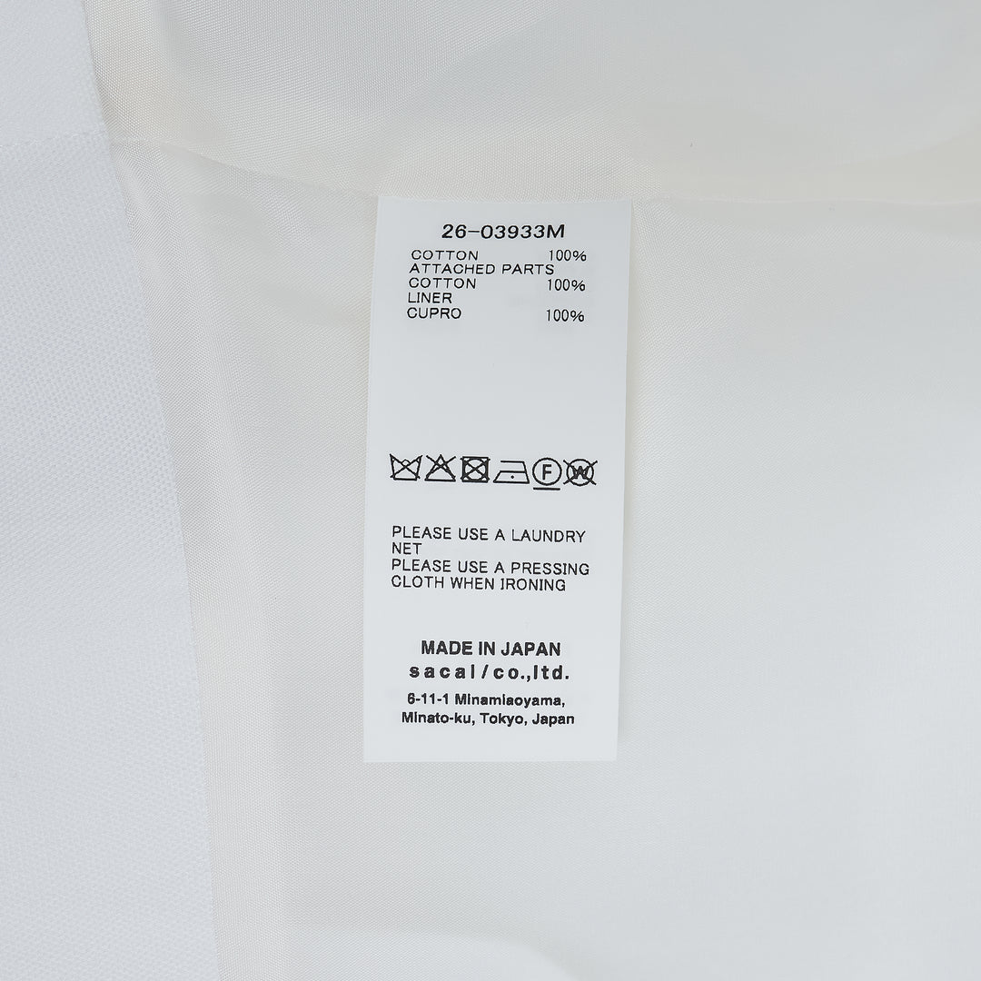 sacai Poplin Blouson – Available at Club 21, Official Retailer in Singapore, Malaysia & Thailand with Global Shipping Online