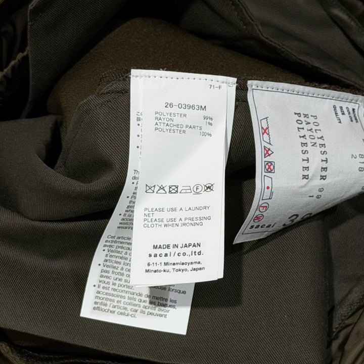 Matelasse Twill Pants