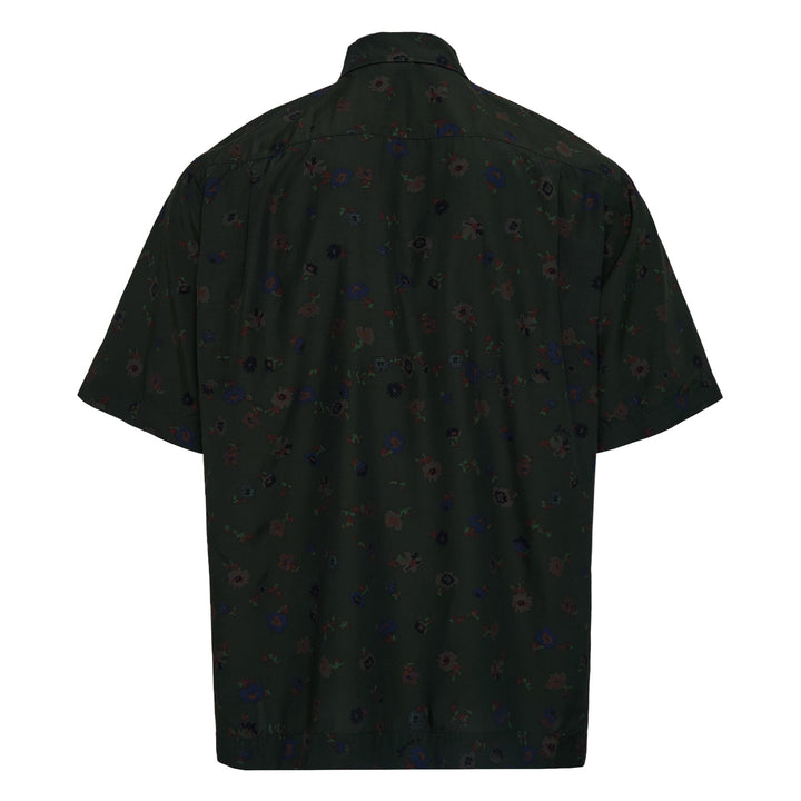 Overdyed Floral Print Shirt