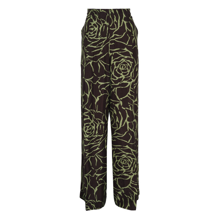 Wide Leg Elasticated Trousers