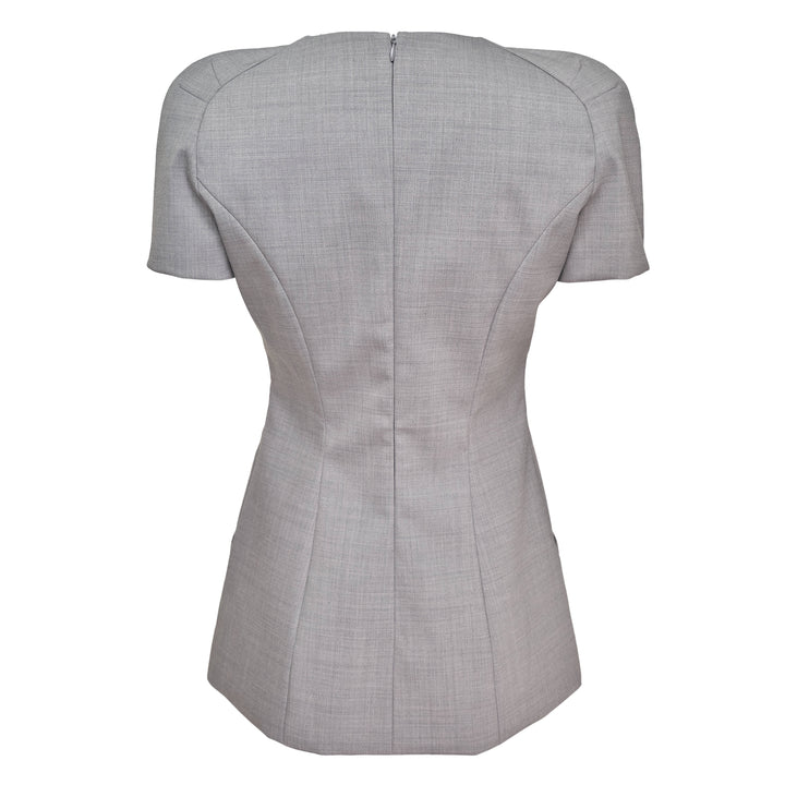 Slim-Fit Tailored Raglan Top